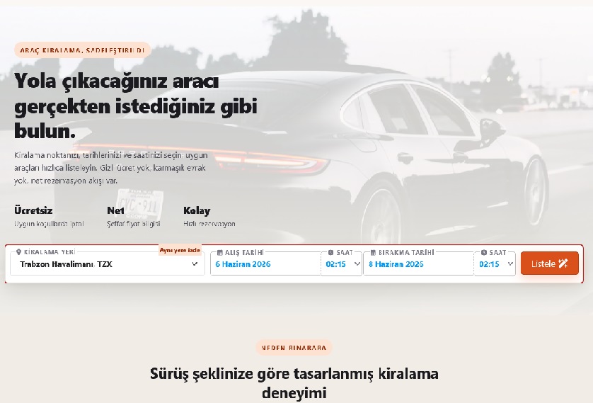binaraba driveoff tema örneği